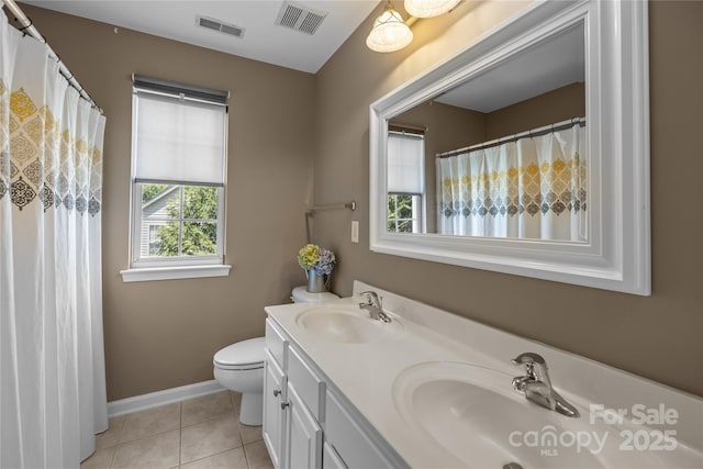 6800 Augustine Way, Charlotte, NC 28270 - full bathroom featuring double vanity and tile patterned floors
