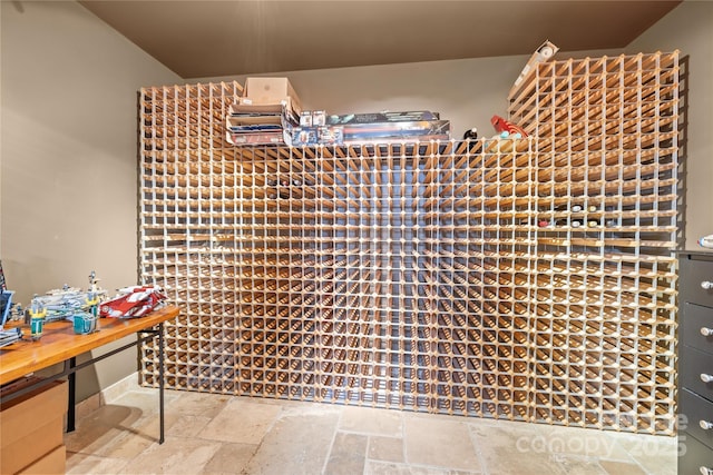 6800 Augustine Way, Charlotte, NC 28270 - wine room featuring stone tile flooring