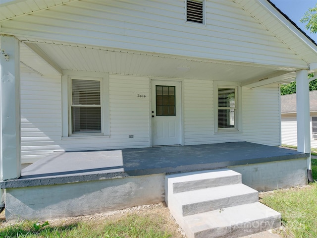 2414 Lane St, Kannapolis, NC 28083 - entrance to property with a porch