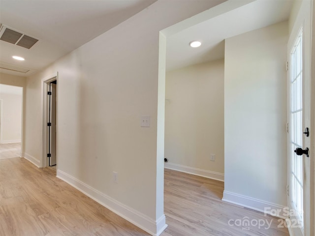2414 Lane St, Kannapolis, NC 28083 - corridor featuring light wood-style floors