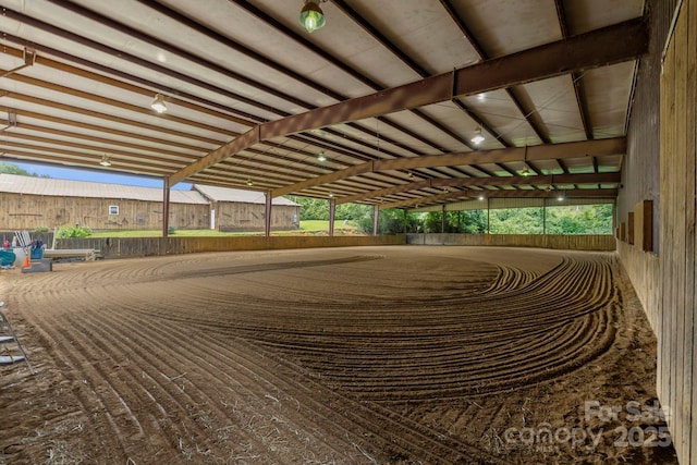 442 Blantyre Church Rd, Horse Shoe, NC 28742 - view of indoor riding arena