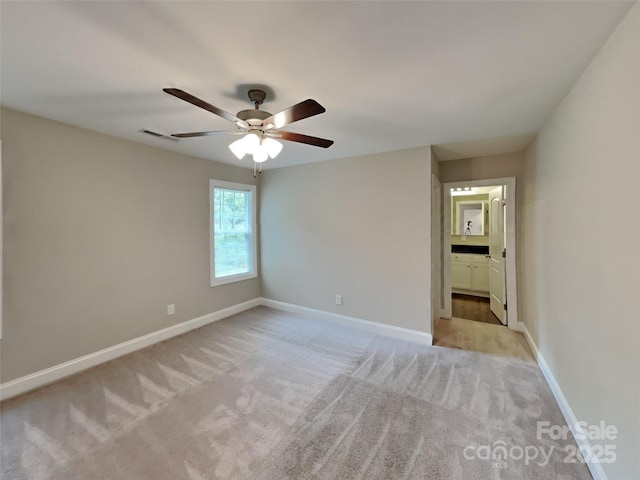 115 Dove Ave SW, Concord, NC 28025 - unfurnished room with ceiling fan and light carpet