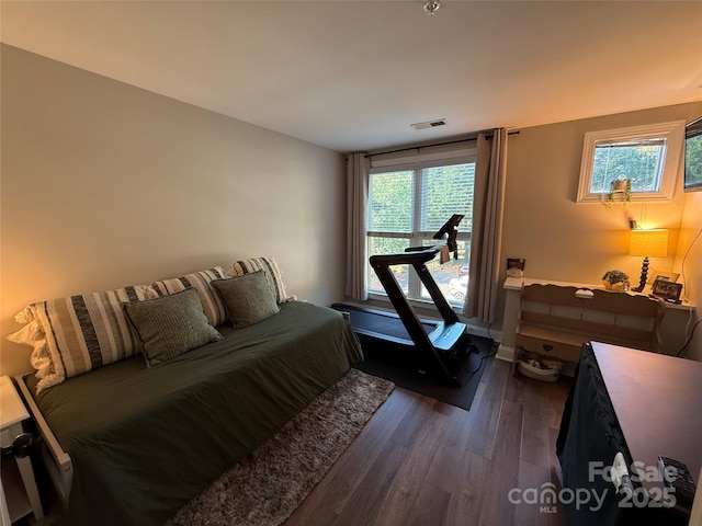 1013 Park W Dr Unit 5, Charlotte, NC 28209 - bedroom featuring dark wood-type flooring and baseboards