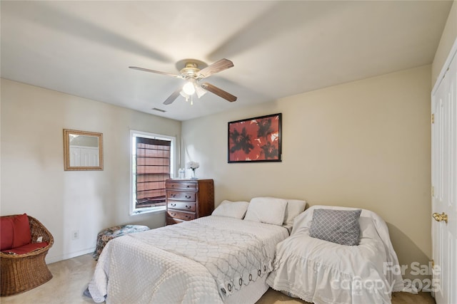 11440 Lamoille Ln, Charlotte, NC 28278 - bedroom featuring carpet and a ceiling fan