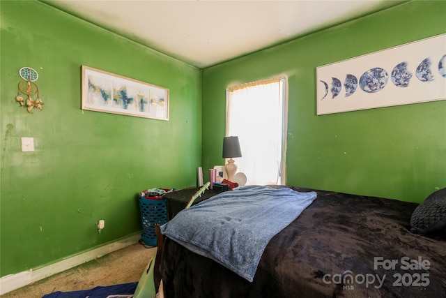 3037 Marlowe Ave, Charlotte, NC 28208 - carpeted bedroom featuring baseboards