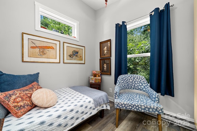 211 Summer St, Swannanoa, NC 28778 - bedroom featuring multiple windows and wood finished floors
