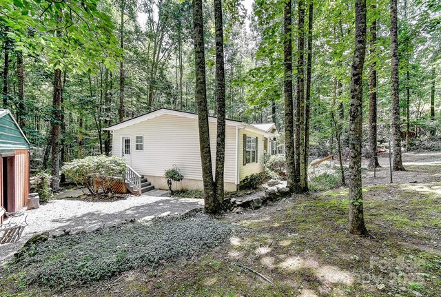 20 Jessica Ln, Barnardsville, NC 28709 - view of side of property featuring a wooded view