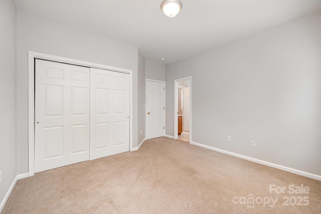 7731 Sedgebrook Dr E, Stanley, NC 28164 - unfurnished bedroom featuring light carpet and a closet