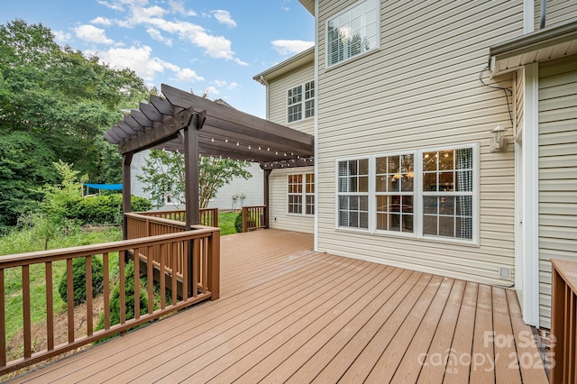7731 Sedgebrook Dr E, Stanley, NC 28164 - deck featuring a pergola
