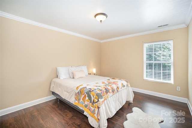 4732 Meadowfield Rd Unit L35, Charlotte, NC 28215 - bedroom with crown molding and wood finished floors