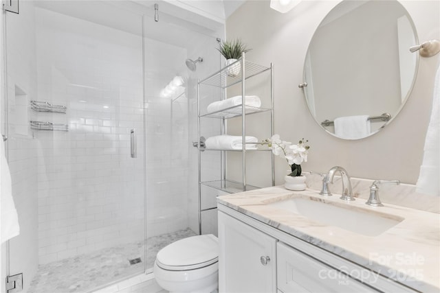 404 Wakefield Dr Unit C, Charlotte, NC 28209 - full bathroom with vanity and a stall shower