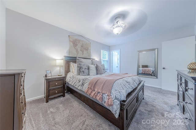 6418 Tivoli Ct, Charlotte, NC 28211 - bedroom with light colored carpet and ceiling fan