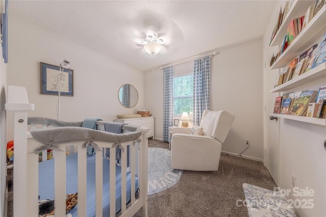 6418 Tivoli Ct, Charlotte, NC 28211 - carpeted bedroom featuring baseboards and a textured ceiling