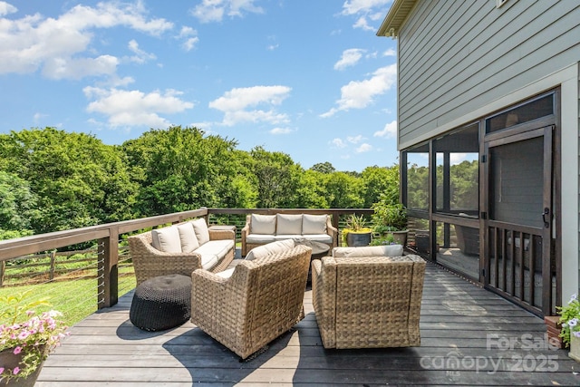 7805 Crooked Creek Church Rd, Monroe, NC 28110 - wooden deck with an outdoor hangout area