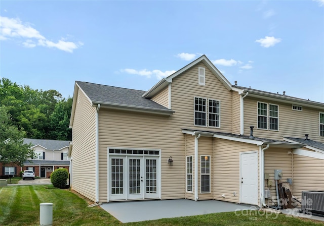 1326 Anthem Ct, Charlotte, NC 28205 - back of house featuring a patio and a lawn