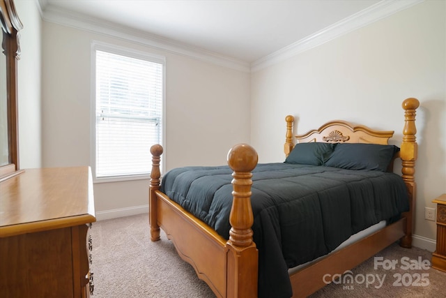 12704 Franklin Square Rd, Charlotte, NC 28213 - bedroom featuring light carpet, crown molding, and multiple windows