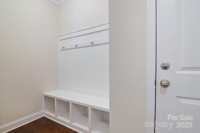 12704 Franklin Square Rd, Charlotte, NC 28213 - mudroom featuring baseboards
