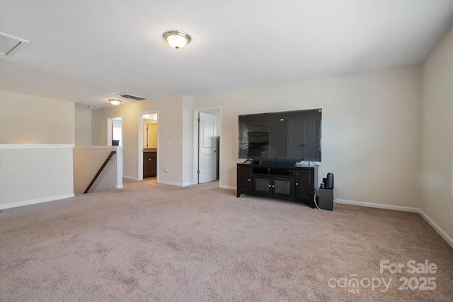 12704 Franklin Square Rd, Charlotte, NC 28213 - unfurnished living room with carpet flooring and baseboards