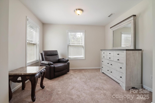 12704 Franklin Square Rd, Charlotte, NC 28213 - sitting room featuring light colored carpet and baseboards