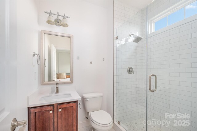2380 Fairport Dr SE, Concord, NC 28025 - full bathroom with a shower stall and vanity