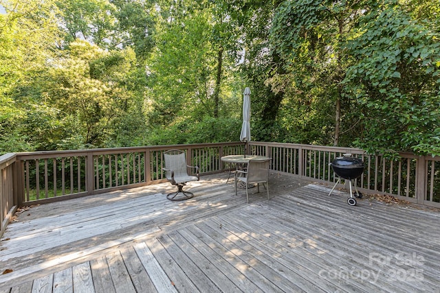 80 Lecline Cir NE, Concord, NC 28025 - wooden deck featuring outdoor dining area and area for grilling