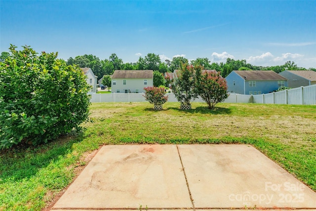 2357 Riding Trail Rd, Gastonia, NC 28054 - fenced backyard with a patio and a residential view