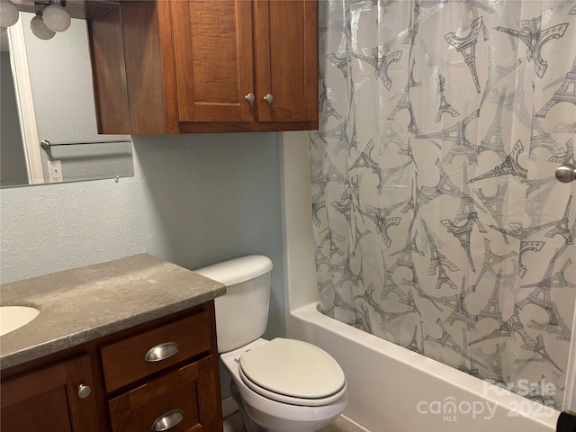 72 Helens Way, Taylorsville, NC 28681 - full bath featuring vanity, shower / tub combo, and a textured wall