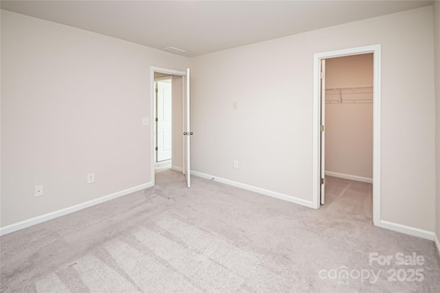 17718 Terryglass Ln, Charlotte, NC 28278 - unfurnished bedroom with light colored carpet and a spacious closet