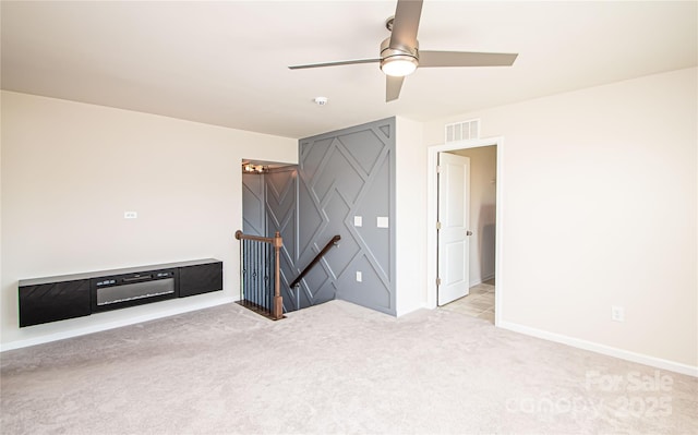 17718 Terryglass Ln, Charlotte, NC 28278 - unfurnished bedroom with carpet and ceiling fan