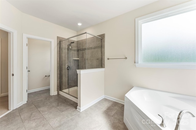 2525 Surveyor General Dr, Waxhaw, NC 28173 - full bath featuring a stall shower and a garden tub
