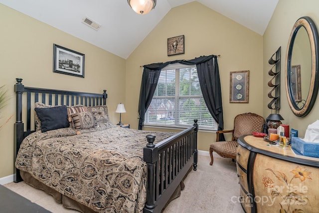 10812 Clark St, Davidson, NC 28036 - carpeted bedroom featuring vaulted ceiling