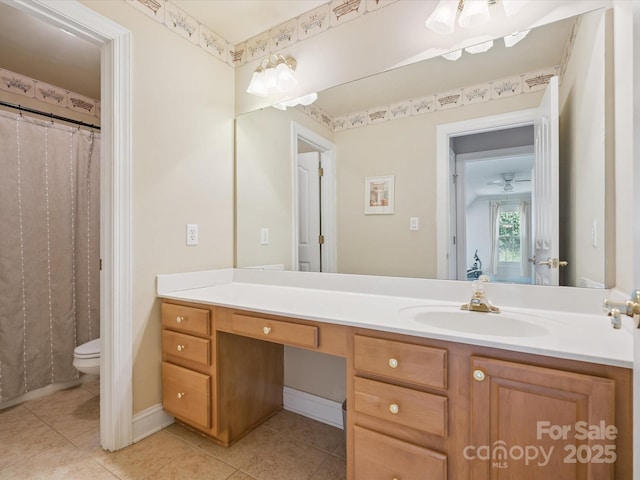 13101 Kensworth Ct, Charlotte, NC 28277 - bathroom featuring tile patterned flooring and vanity