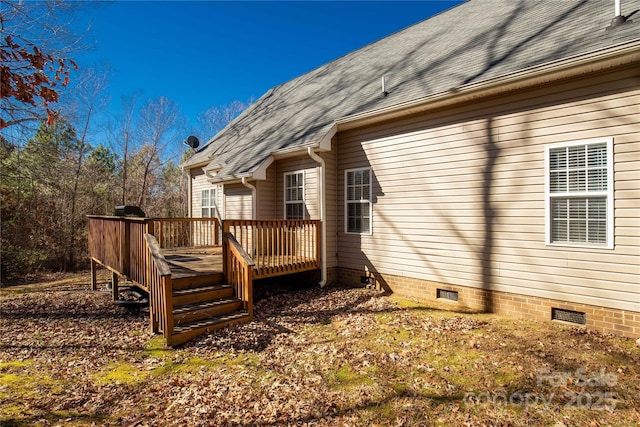 4114 Flint Dr, Lancaster, SC 29720 - view of wooden terrace