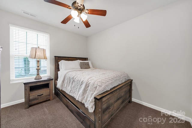 224 Eagle Creek Rd, Clover, SC 29710 - carpeted bedroom featuring baseboards and ceiling fan
