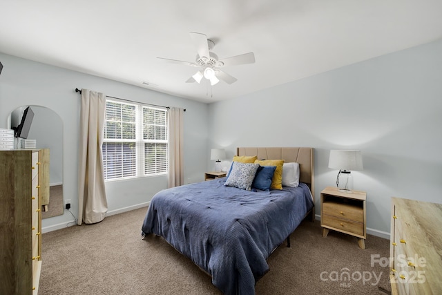 224 Eagle Creek Rd, Clover, SC 29710 - bedroom with carpet and ceiling fan