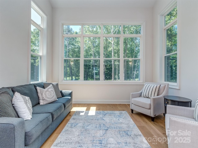 202 Walden Ln, Weddington, NC 28104 - living area featuring light wood finished floors and baseboards