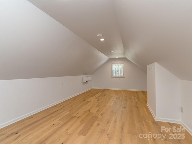 202 Walden Ln, Weddington, NC 28104 - bonus room with lofted ceiling, light wood finished floors, and recessed lighting