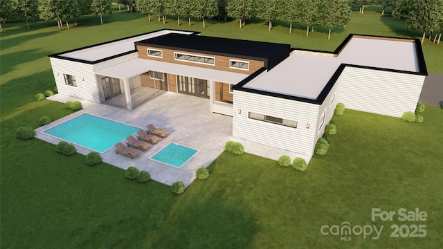 1 Constant Ln, Columbus, NC 28722 - view from above of property featuring a pool area