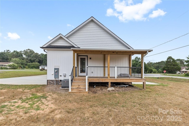 3511 Warlicks Church Rd, Connelly Springs, NC 28612 - view of front of house with a front lawn