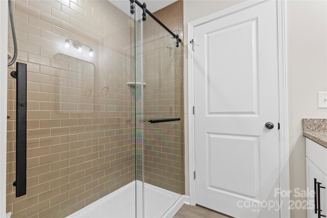 3511 Warlicks Church Rd, Connelly Springs, NC 28612 - full bath featuring tiled shower and vanity