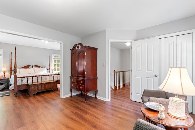 1109 Sunnyview Cir, Matthews, NC 28105 - bedroom featuring light wood finished floors and baseboards