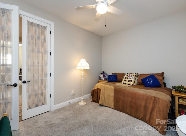 7337 Overjoyed Xing, Charlotte, NC 28215 - bedroom featuring carpet floors and a ceiling fan