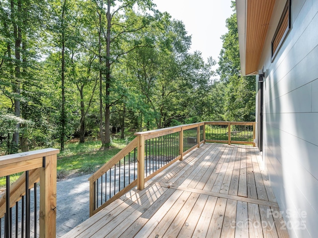 6548 Emerald Isle Dr, Sherrills Ford, NC 28673 - view of wooden deck