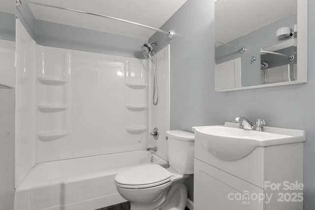 728 Blanton St, Shelby, NC 28150 - bathroom with vanity and bathing tub / shower combination
