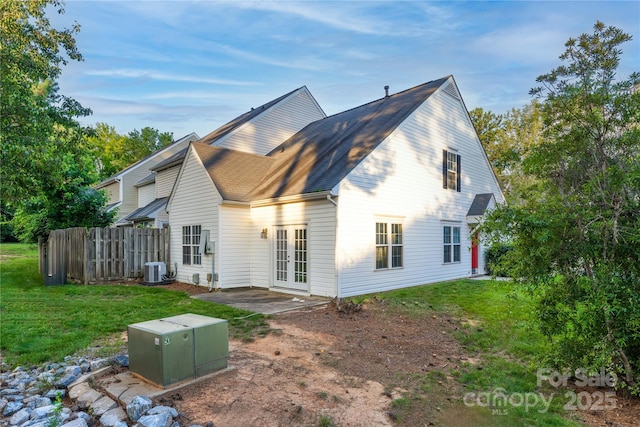 11531 Delores Ferguson Ln, Charlotte, NC 28277 - rear view of property with french doors and a patio area