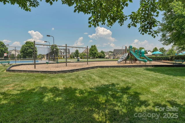 1807 Robbins Meadows Dr, Waxhaw, NC 28173 - community jungle gym featuring a tennis court