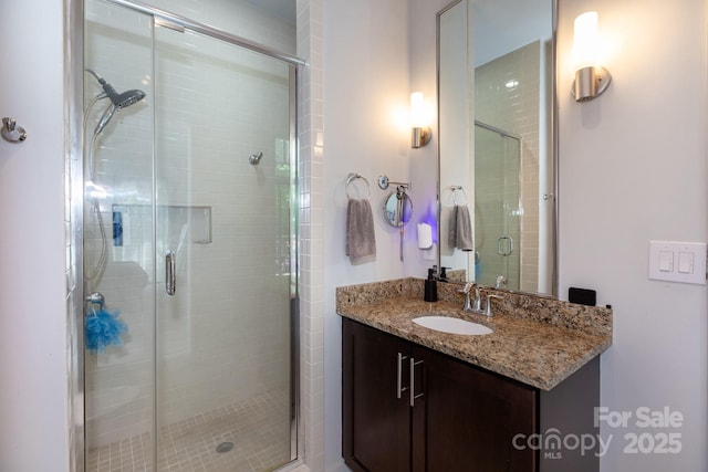 2116 Mcclintock Rd Unit 122, Charlotte, NC 28205 - full bathroom with vanity and a shower stall