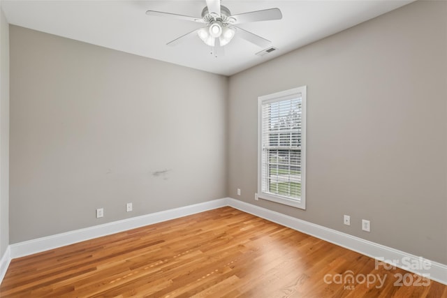 2411 Stoney Run Dr Unit 13, Oakboro, NC 28129 - spare room featuring light wood finished floors and a ceiling fan