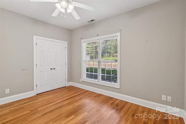 2411 Stoney Run Dr Unit 13, Oakboro, NC 28129 - spare room featuring light wood-style floors and ceiling fan