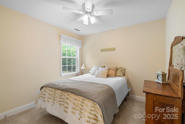 50 Grove End Rd, Fletcher, NC 28732 - bedroom with light colored carpet and ceiling fan